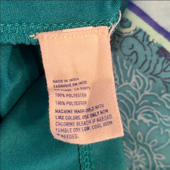 American Eagle Mixed Print Ruffle Dress Size 14 - Picture 11 of 15